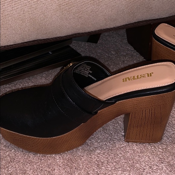 JUST FAB block heels in PERFECT condition!! - Picture 3 of 3